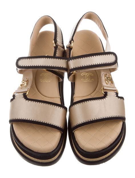 chanel sandles|chanel sandals for women.